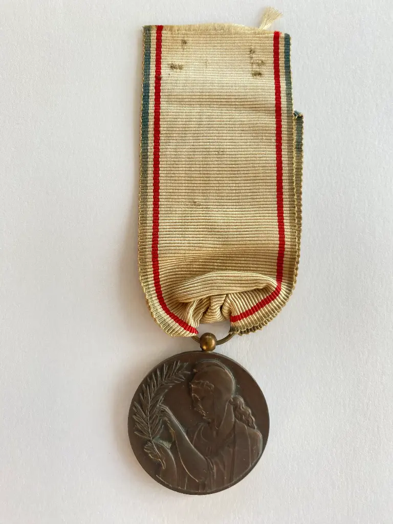 Médaille de la reconnaissance française 2e type en bronze