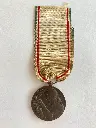 Médaille de la reconnaissance française 2e type en bronze