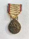 Médaille de la reconnaissance française 1er type en bronze