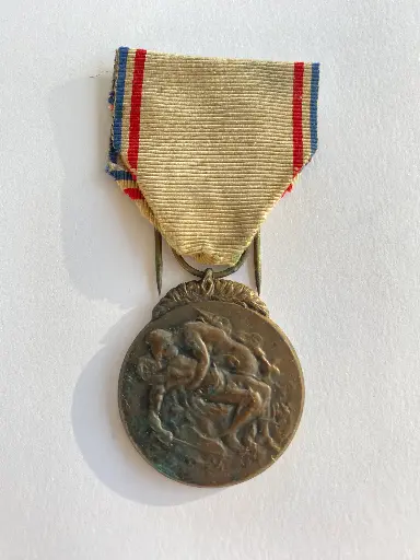 Médaille de la reconnaissance française 1er type en bronze